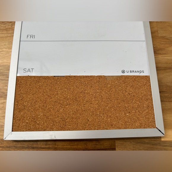 Days of the Week Dry Erase Board Calendar and Cork Board - Picture 3 of 7